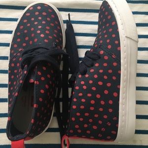 Fun polka dot shoes